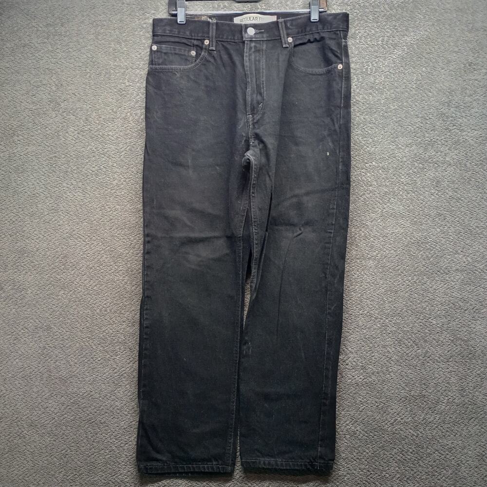 Levi’s 505 Regular Fit Denim Jeans Men’s 34x29 Black